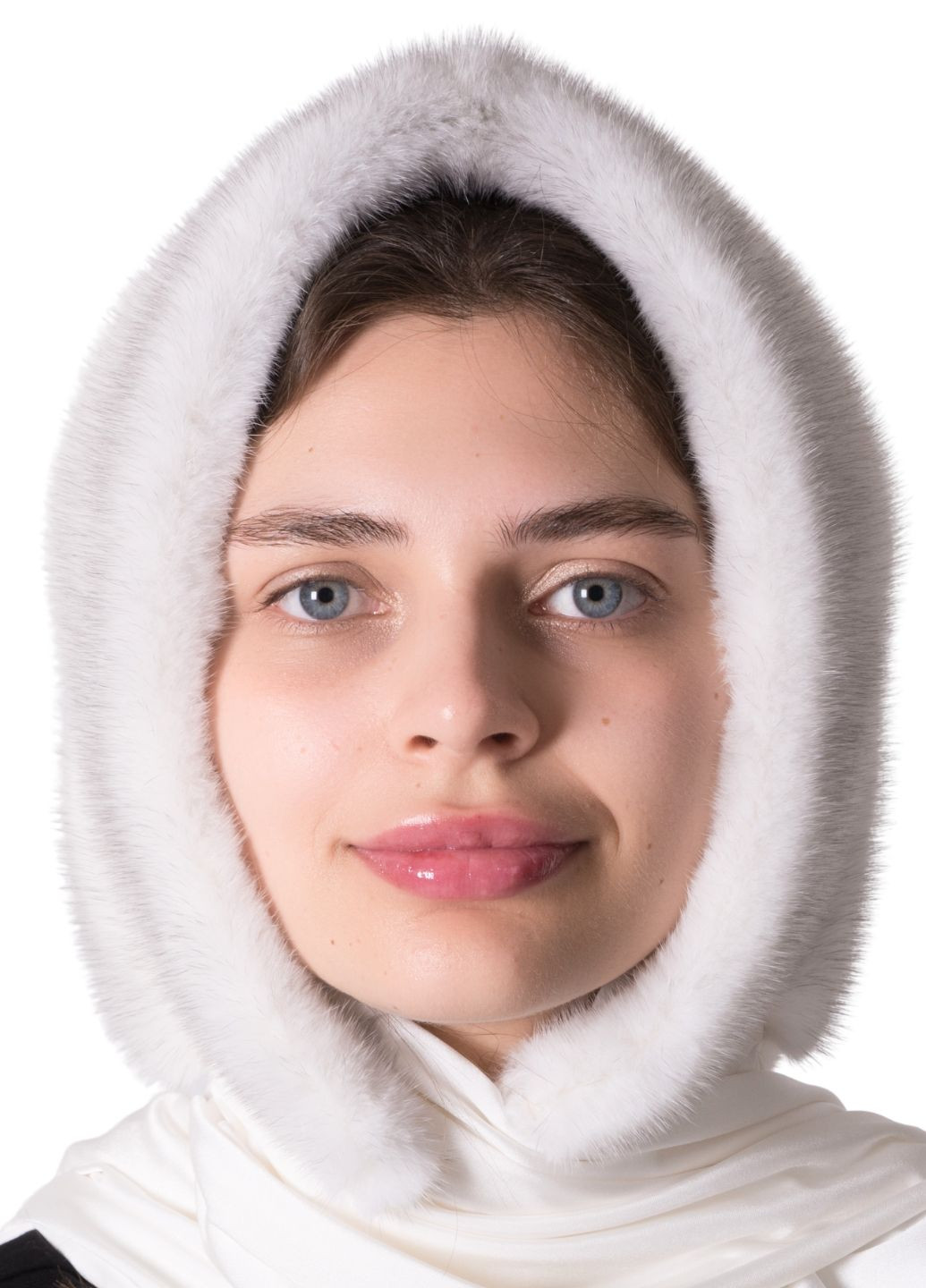 Жіночий хустку на голову з хутра норки Меховой Стиль Паук (356676091)