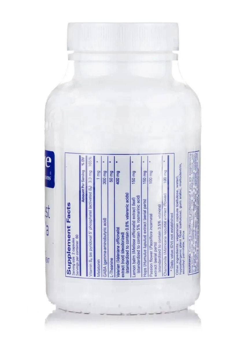 Добавка для покращення сну (Best-Rest Formula) 120 капсул Pure Encapsulations (370188640)