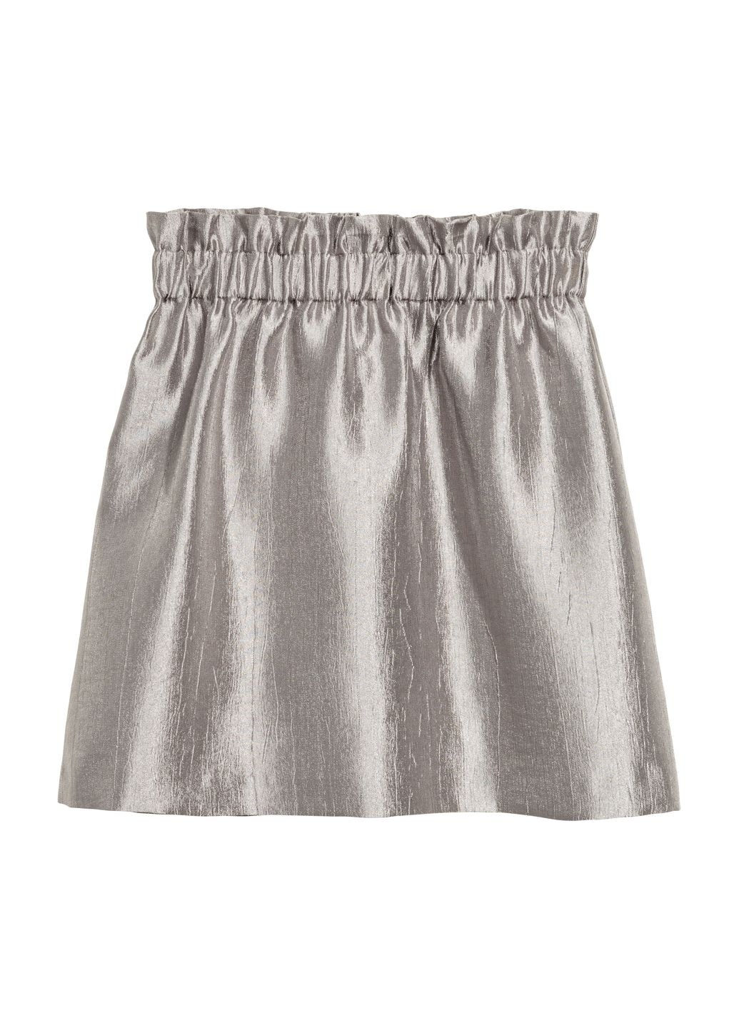 Серебряная юбка H&M
