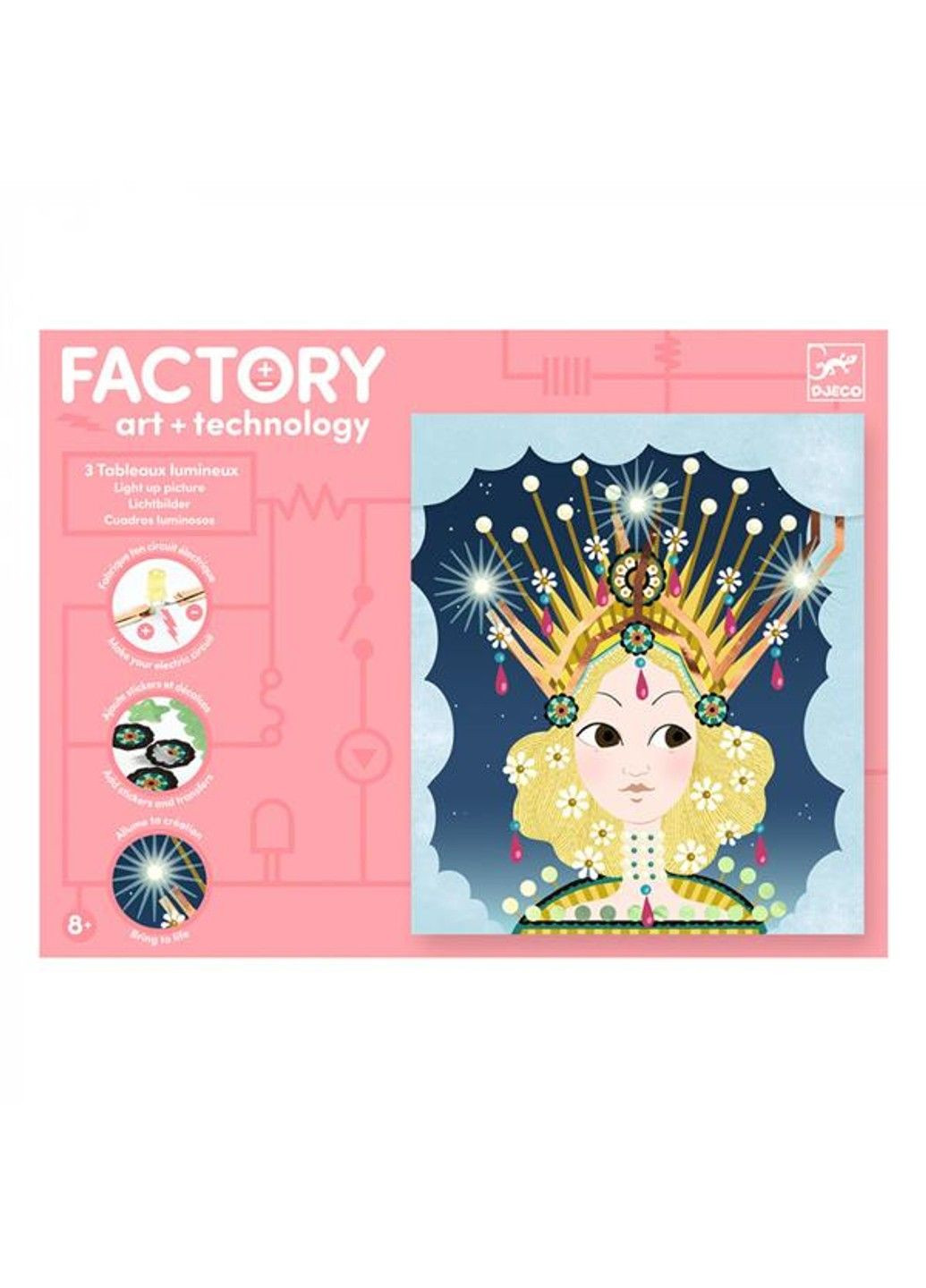 Набор для творчества Диадемы с подсветкой (DJ09312) Djeco (331297579)