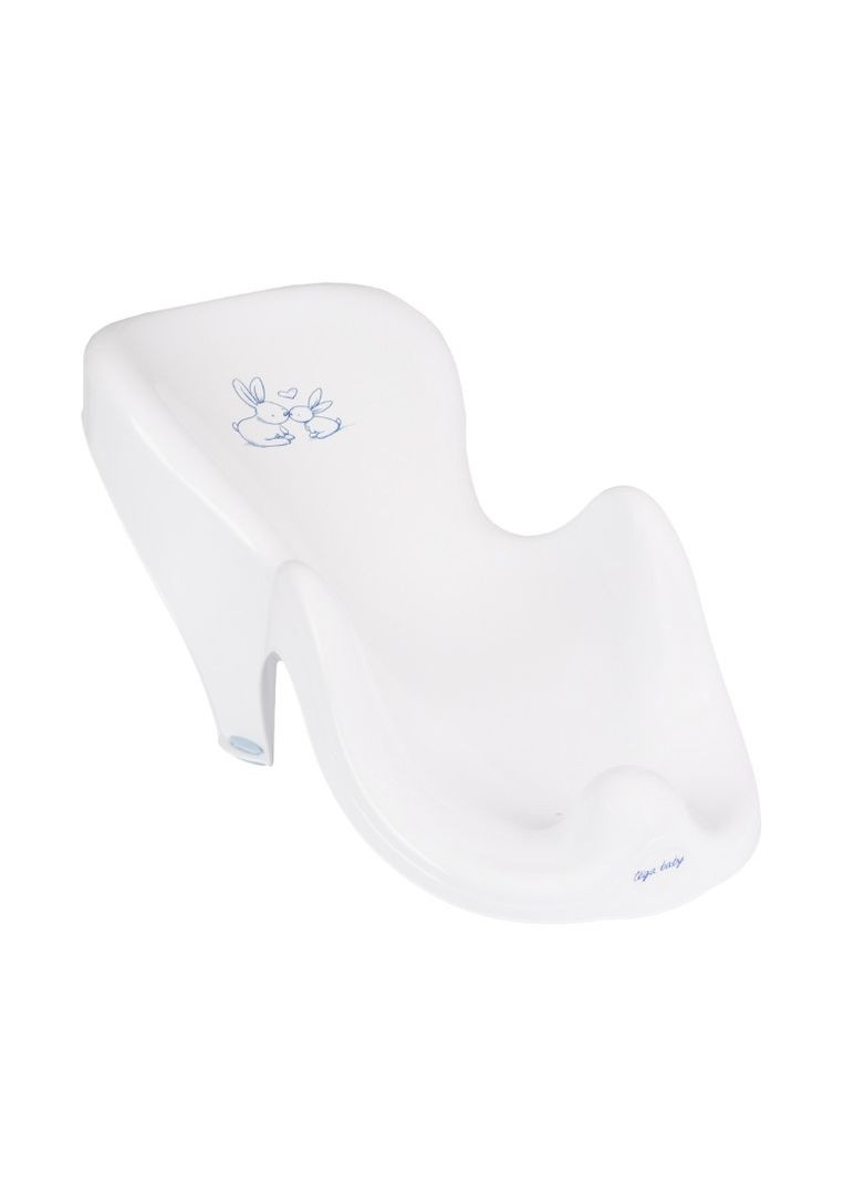 Гірка для купання немовлят антиковзка, Bunny, біла (KR-003-103) Tega Baby (327435439)