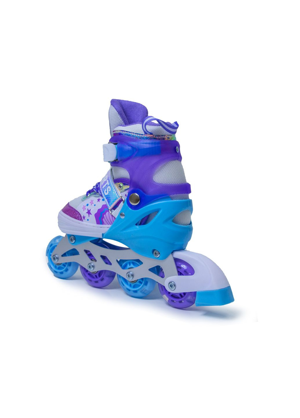 Розсувні ролики розмір 34-37 (колеса, що світяться). Violet Mermaid (154242196) Scale Sports (340911202)