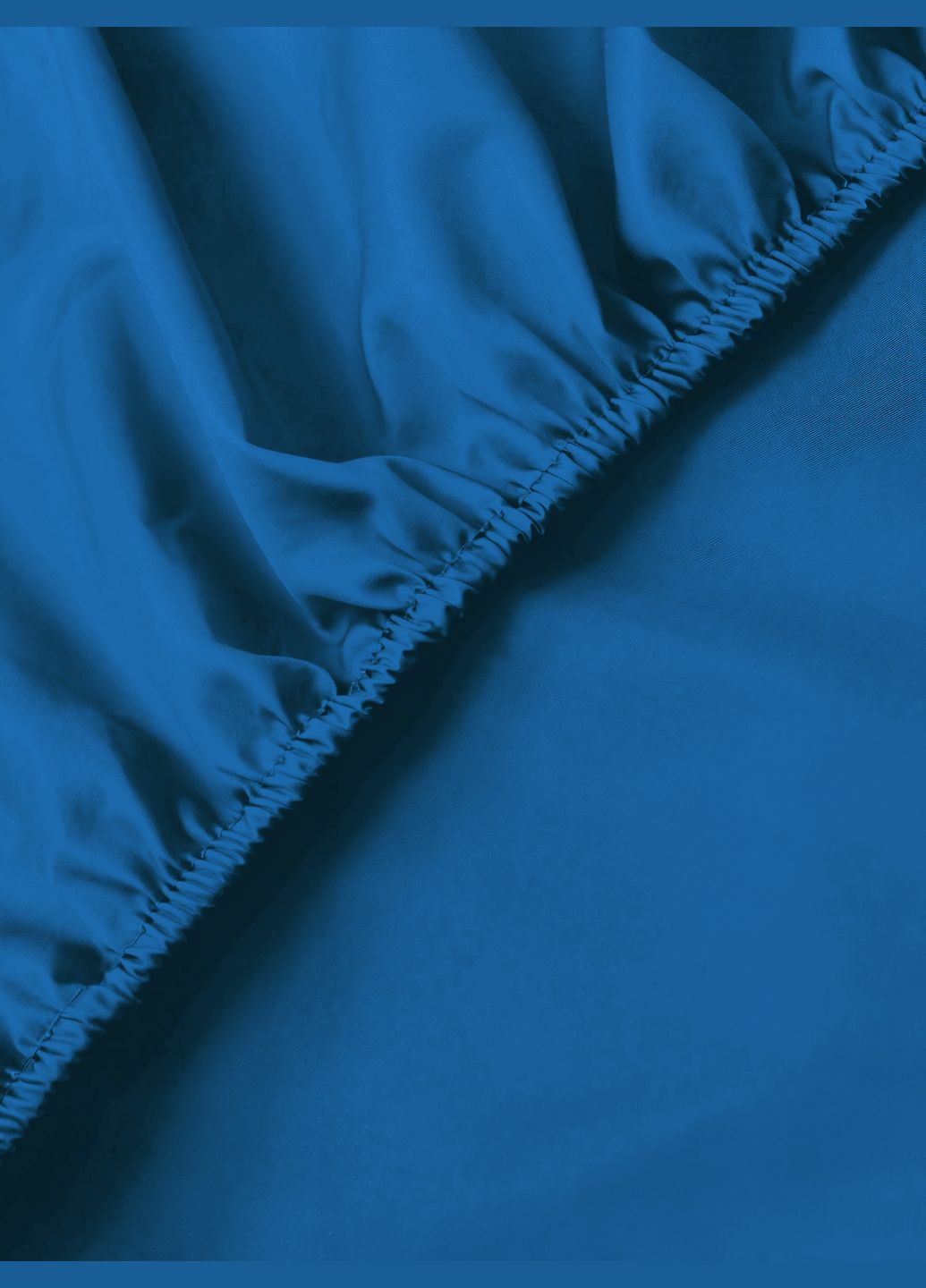 Простирадло на гумці сатин Blue 100х190 (GDSBSHEETF100190) Good-Dream (321966722)