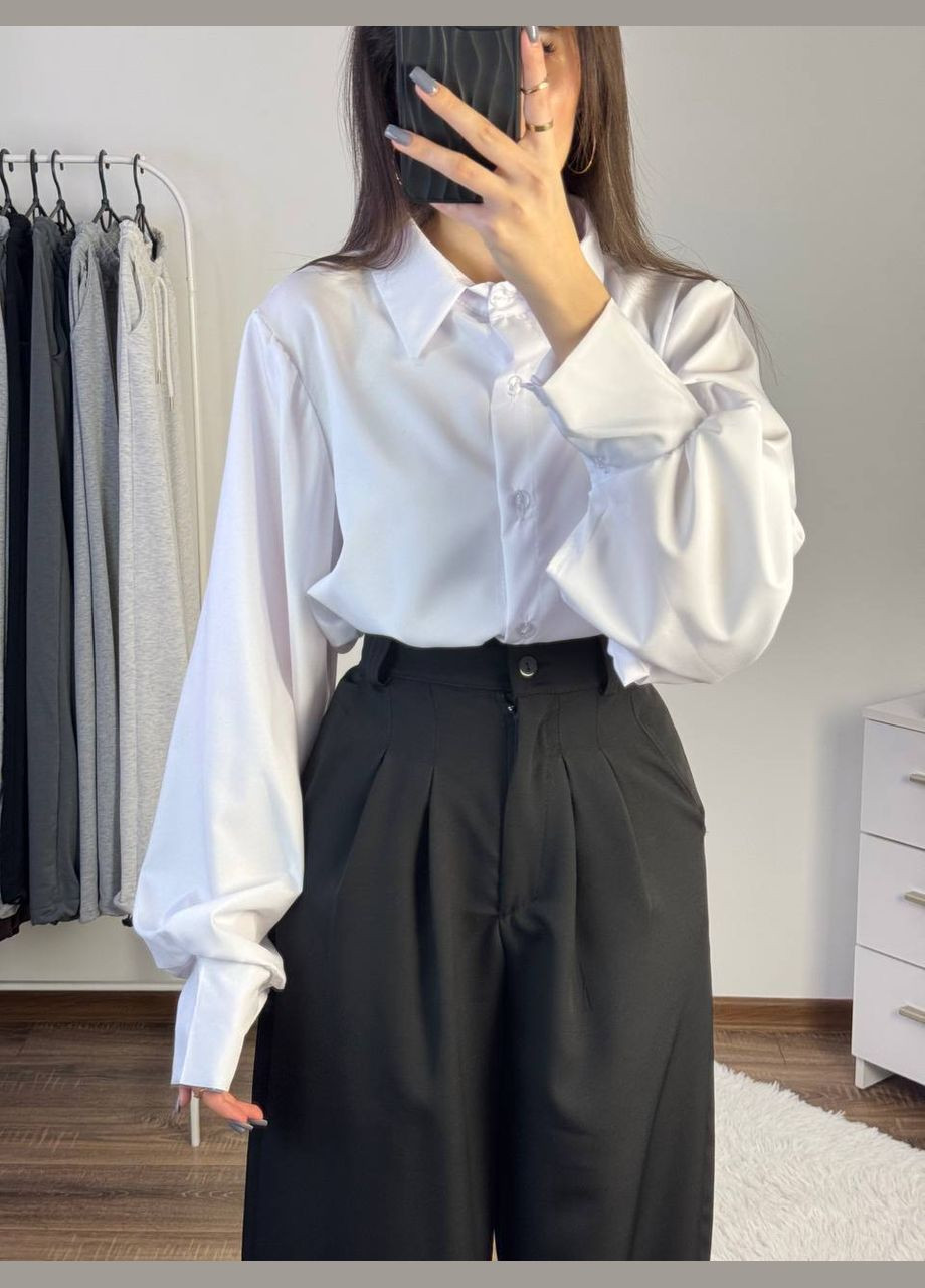 Белая блузка No Brand