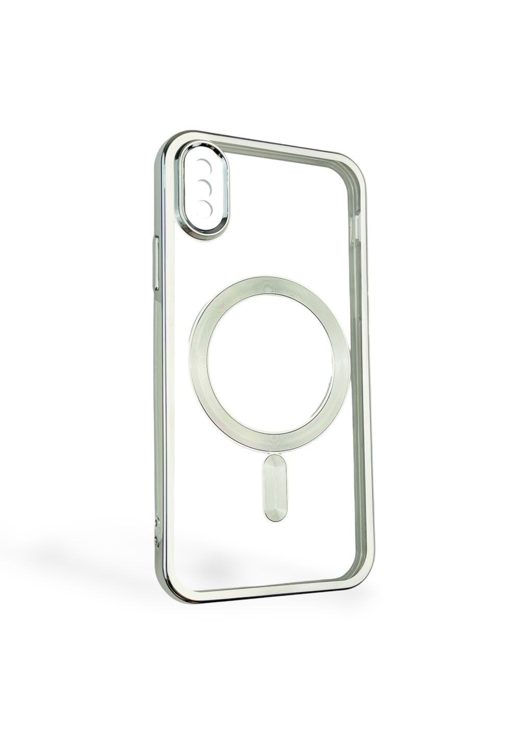 Чохол для iPhone XS з лінзами на камері з MagSafe на айфон хс срібний Apple (366388034)