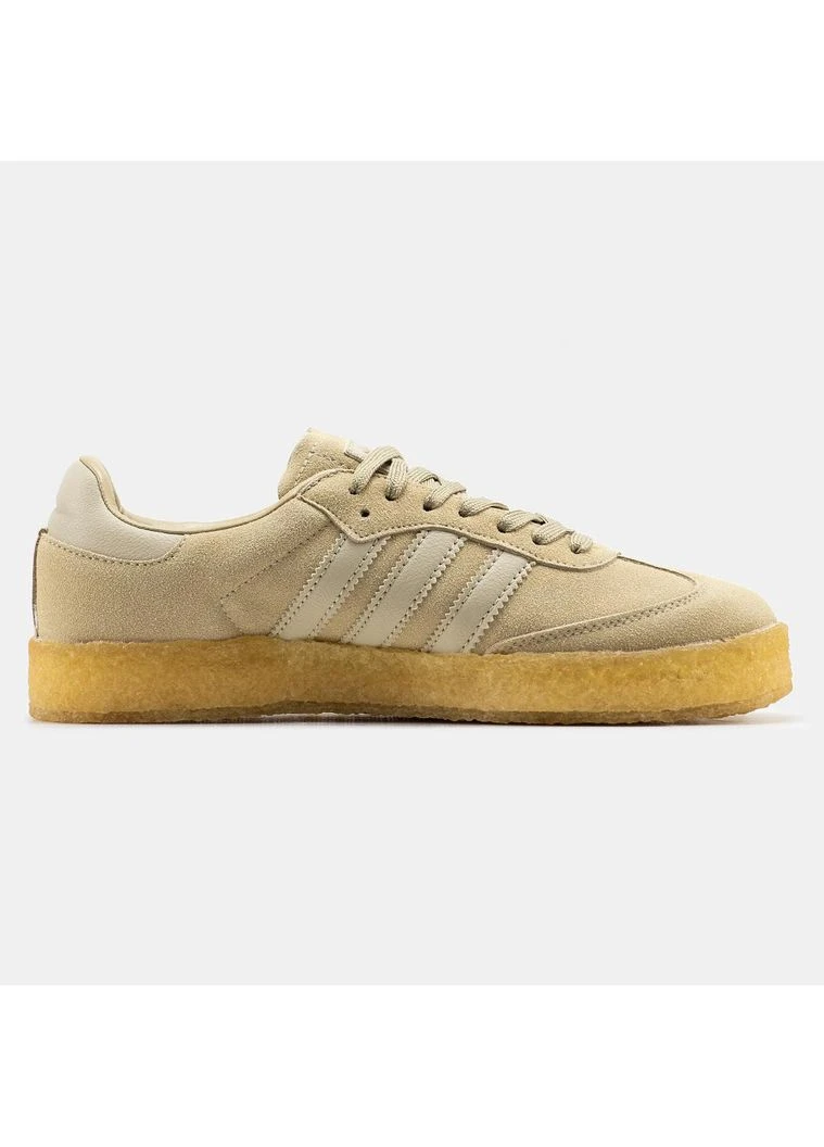 Бежевые демисезонные кроссовки мужские adidas samba x ronnie fieg x clarks beige адидас самба бежевые No Brand