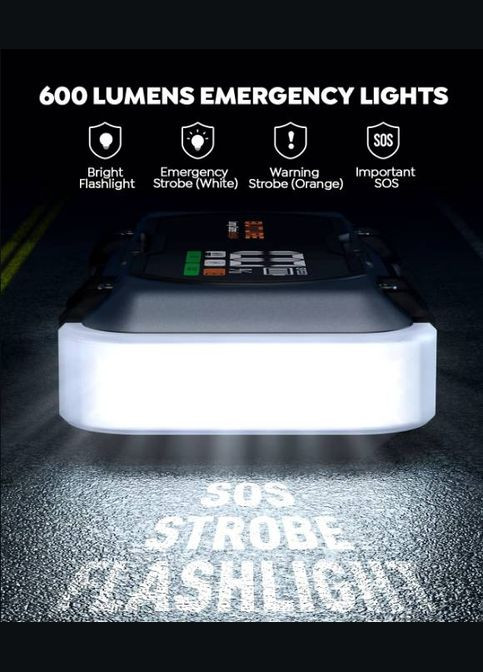 Пусковий пристрій Beta04 (6000A, 27000mAh / 99.9Wh) (1286) Buture (333832081)