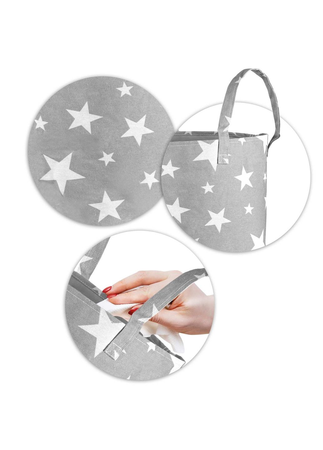 Кошик для іграшок в зірочки Nukido (369931965)