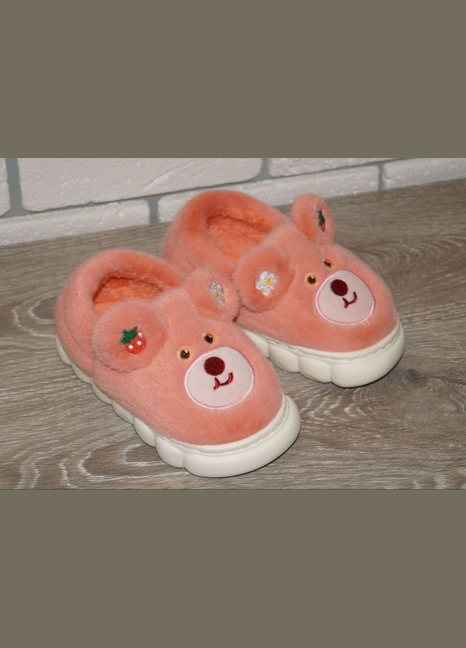 Тапочки домашні Чуні дитячі рожеві No Brand cyouz (285272432)