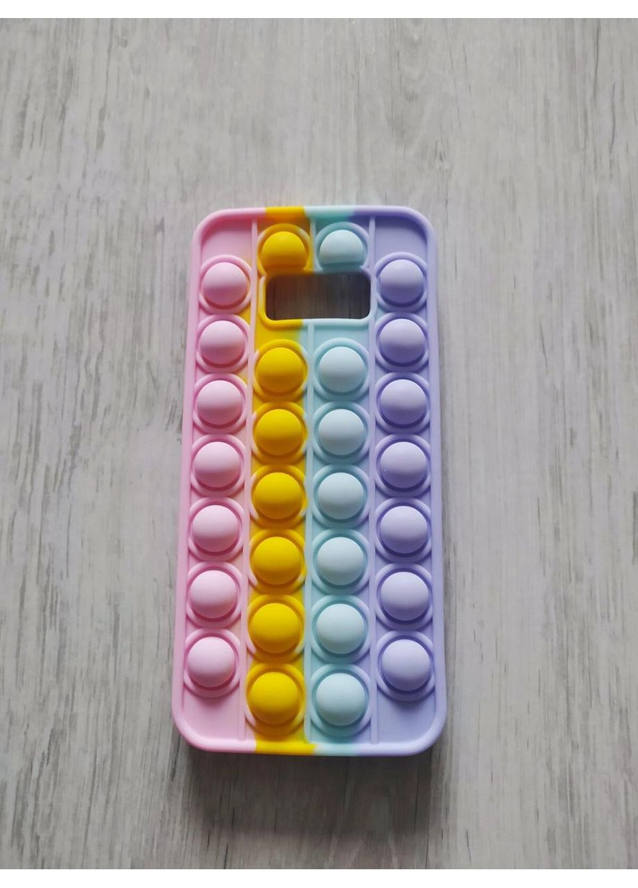 Чехол Pop it для S8 plus Попит антистресс силиконовый цветной Samsung (360896407)