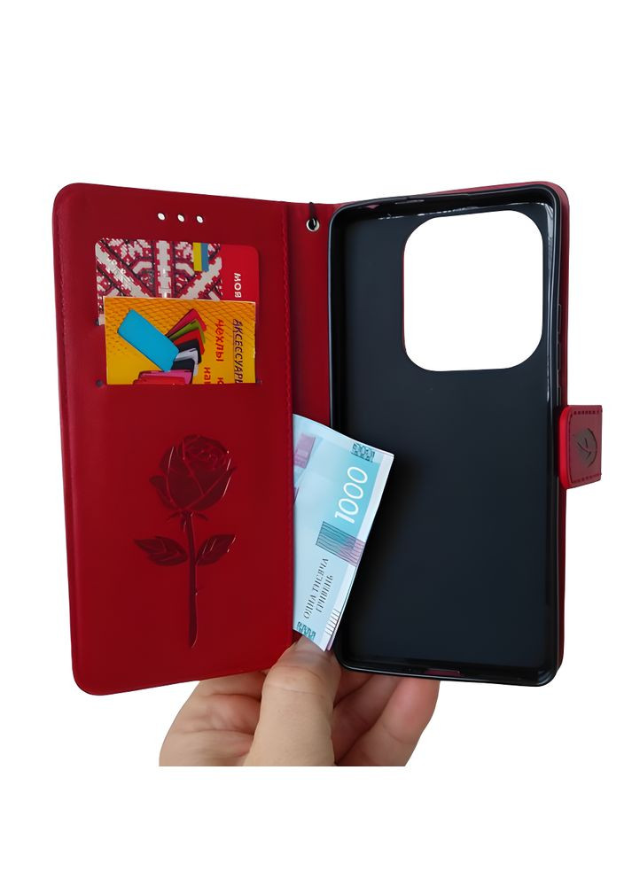 Чехол книжка с узором для Redmi Note13pro 5g Чехол книга женский на редми ноут13про 5ж Xiaomi (321961203)