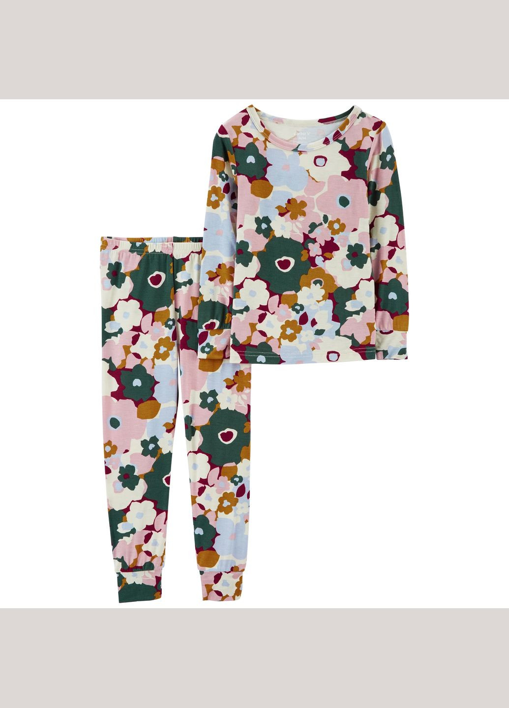 Комбинированная пижама на флисе для девочки 69-72 см (1p857810_) Carter's