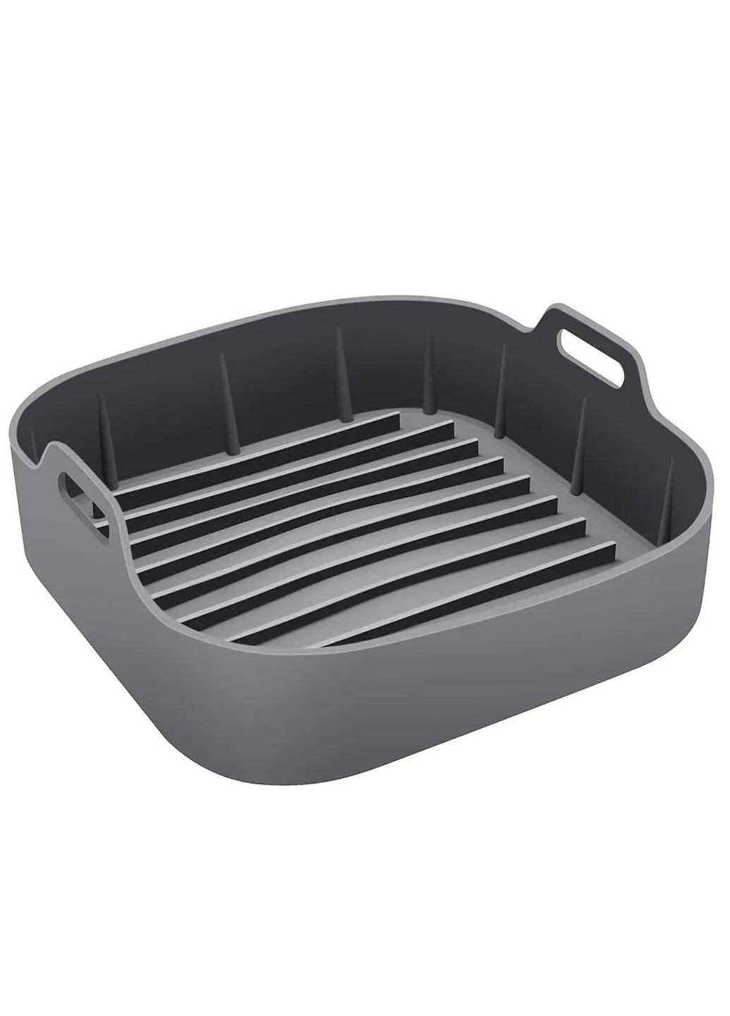 Многоразовая силиконовая форма для мультипечи с рельефным дном 19см для духовки и мультипечи No Brand (338620908)