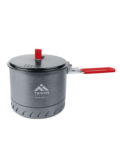 Котел туристический Hyper Pato 1.3 с теплообменником (4823081506256) Terra Incognita Hyper Pato 1.3 з теплообмінником (369878980)