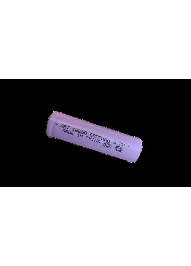 Високострумовий акумулятор Li-Ion 18650 6800mAh універсальний акумулятор 3,7 Вт Рожевий No Brand (380686922)