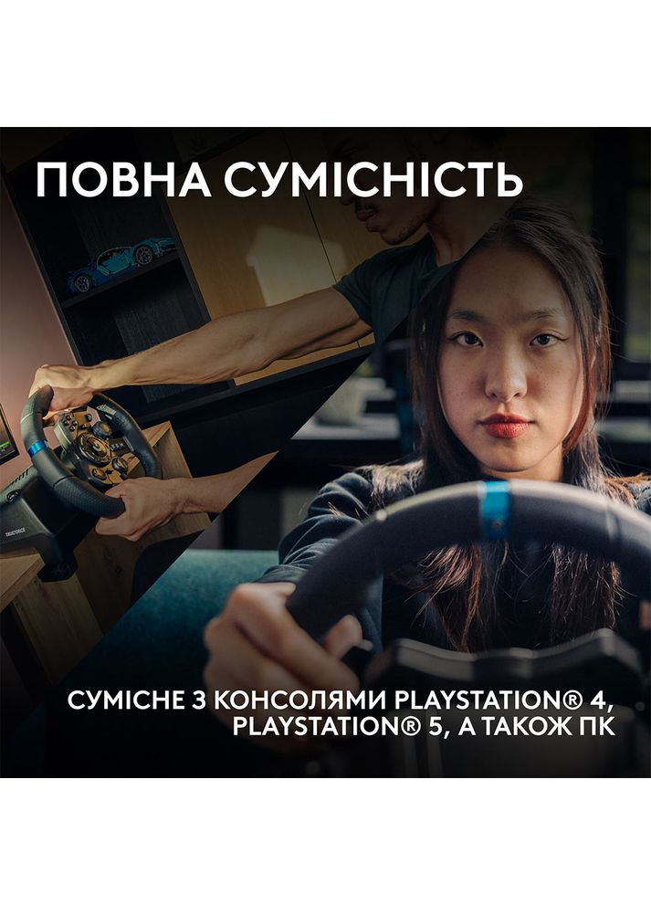 Дротове кермо G923 Racing Wheel and Pedals for PS4 and PC (L941-000149) Logitech (307084436)