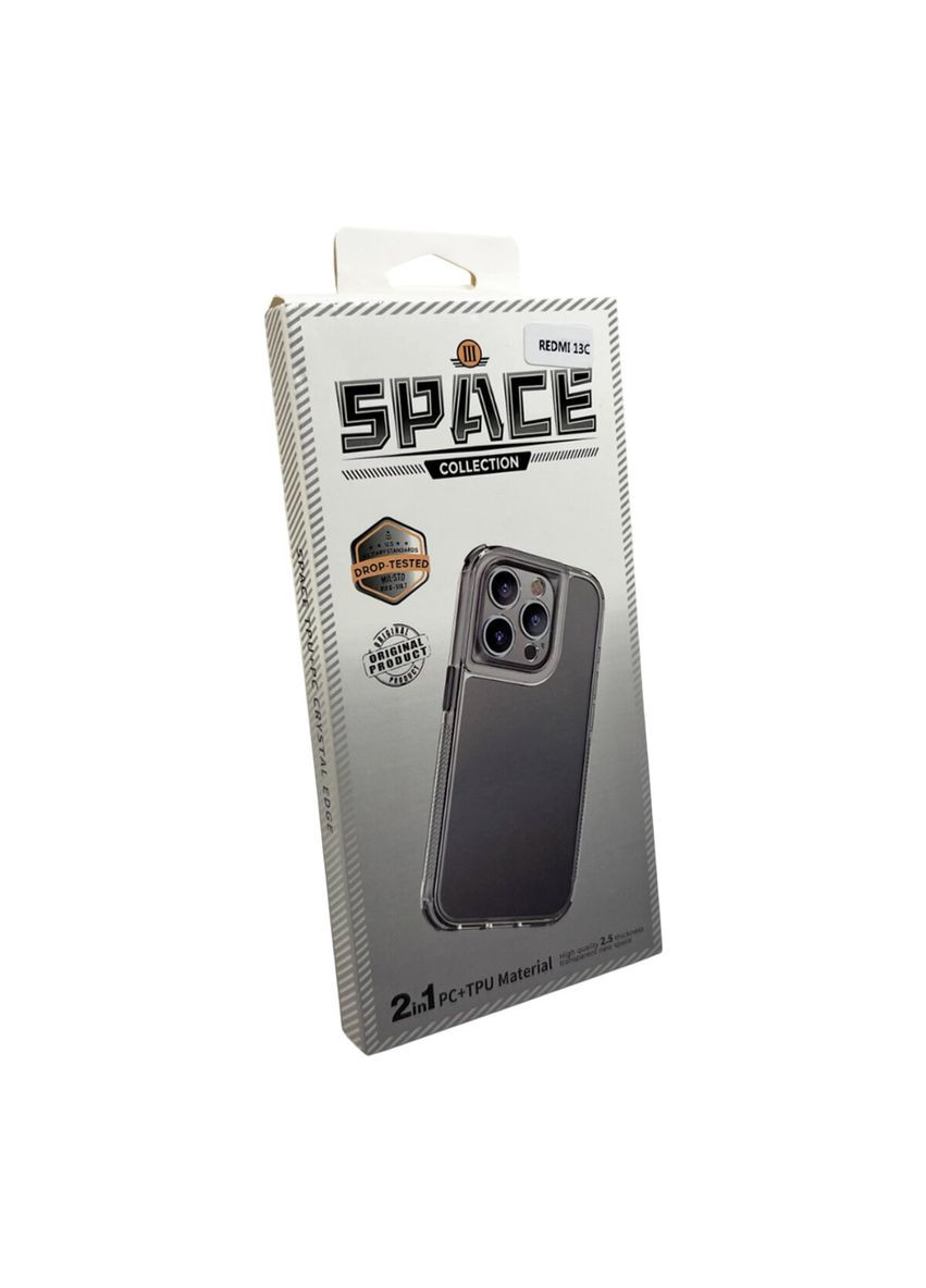 Чохол для смартфона for Xiaomi Redmi Xiaomi Redmi 13C 4G/Poco C65 Black (Space3iXIR13cBlack) Space III (324768000)
