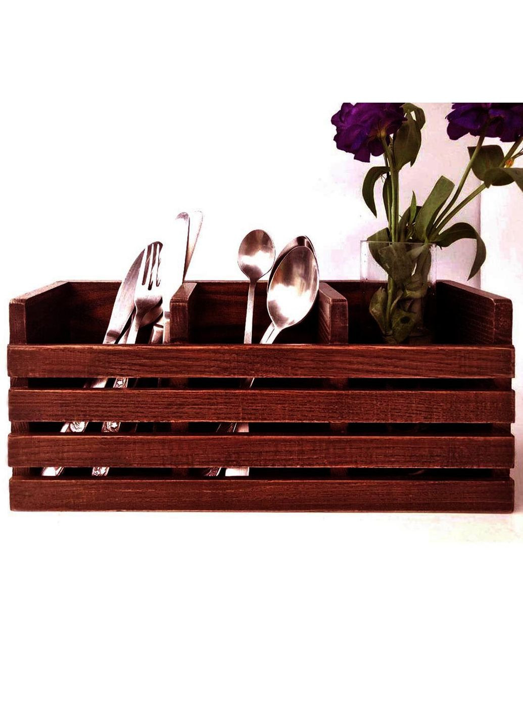 Подставка для столовых приборов из дерева Пане савоярди (ПСП-001815) No Brand (327423970)