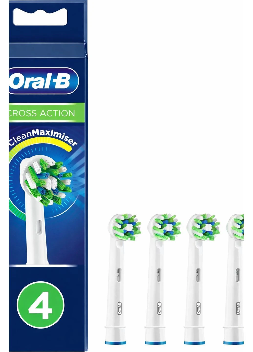 запаска Насадки для зубної щітки, cross action 4шт. Oral-B (379974326)