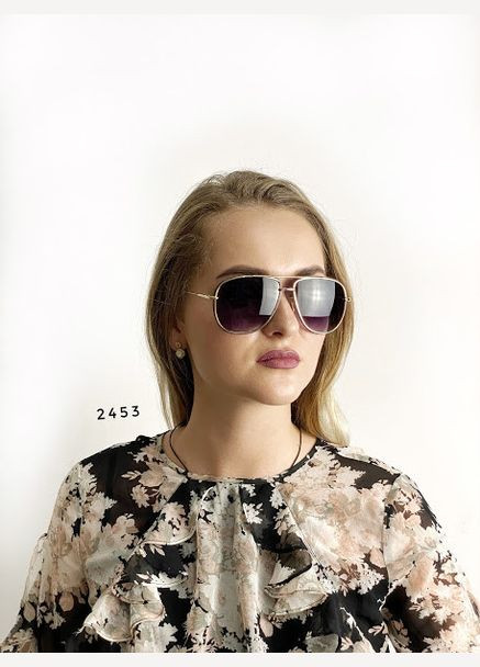 Черные очки "капелька" в изысканной оправе No Brand (302490529)