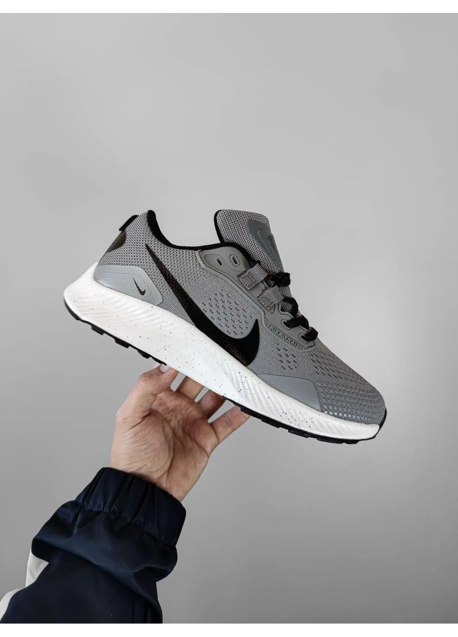 Серые летние кроссовки nike pegasus trail 3 gray найк аир пегасус No Brand