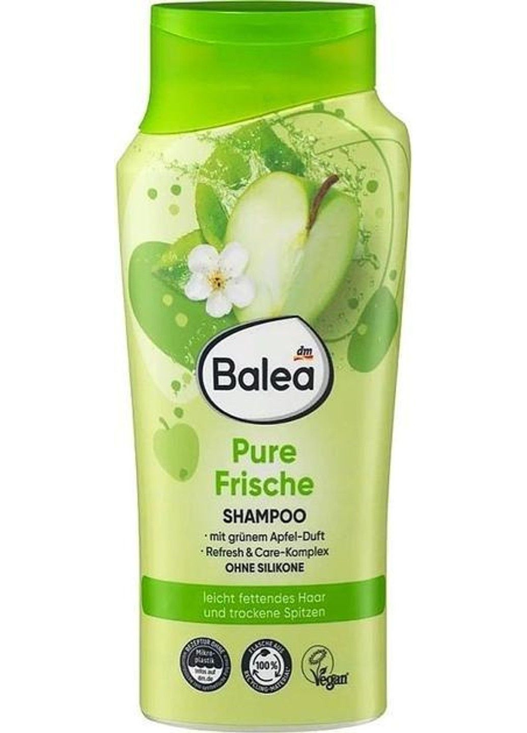 Шампунь для жирного волосся з сухими кінчиками Shampoo Pure Frische 300 мл Balea (331787025)
