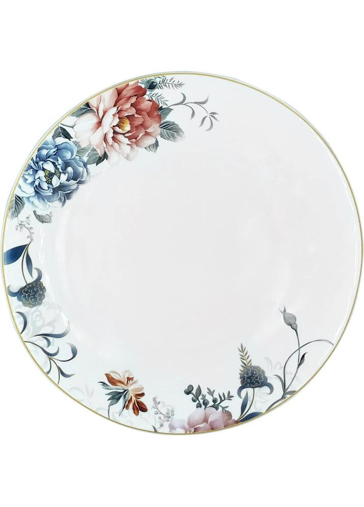 Тарелка десертная Aura Пионы VT-1180AР 18 см Vittora (347229668)