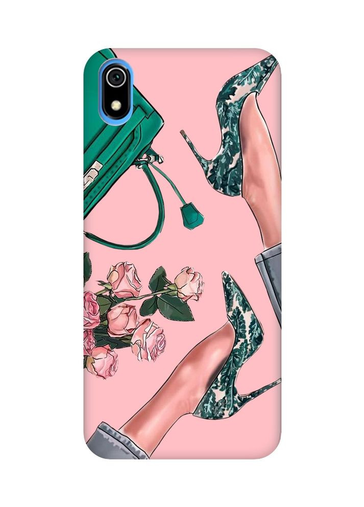 Матовый чехол на Xiaomi Redmi 7A:: Туфельки и цветы (принт 225) Creative (359485487)