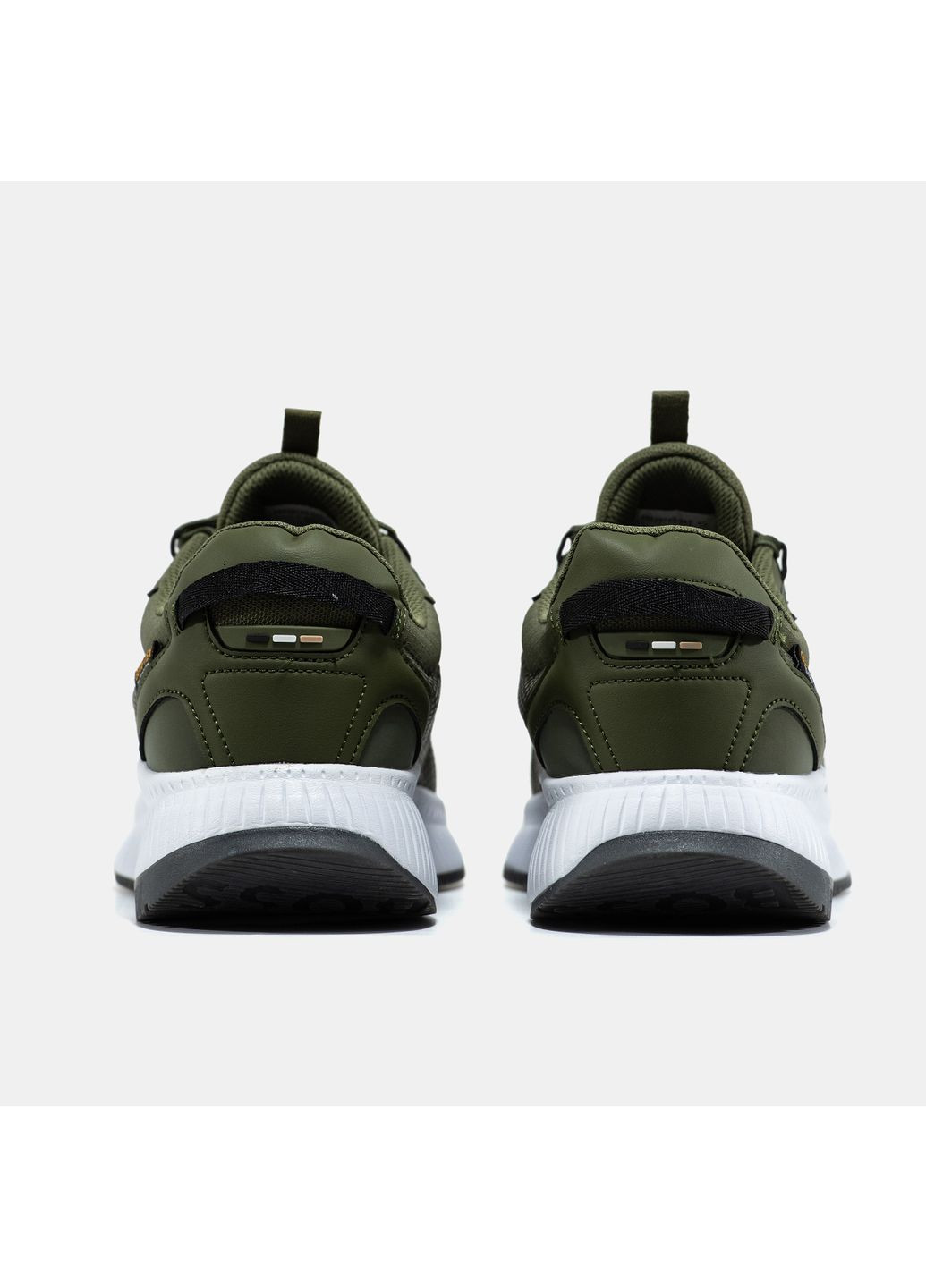 Оливковые (хаки) демисезонные хаки осенние мужские кроссовки ✅ No Brand