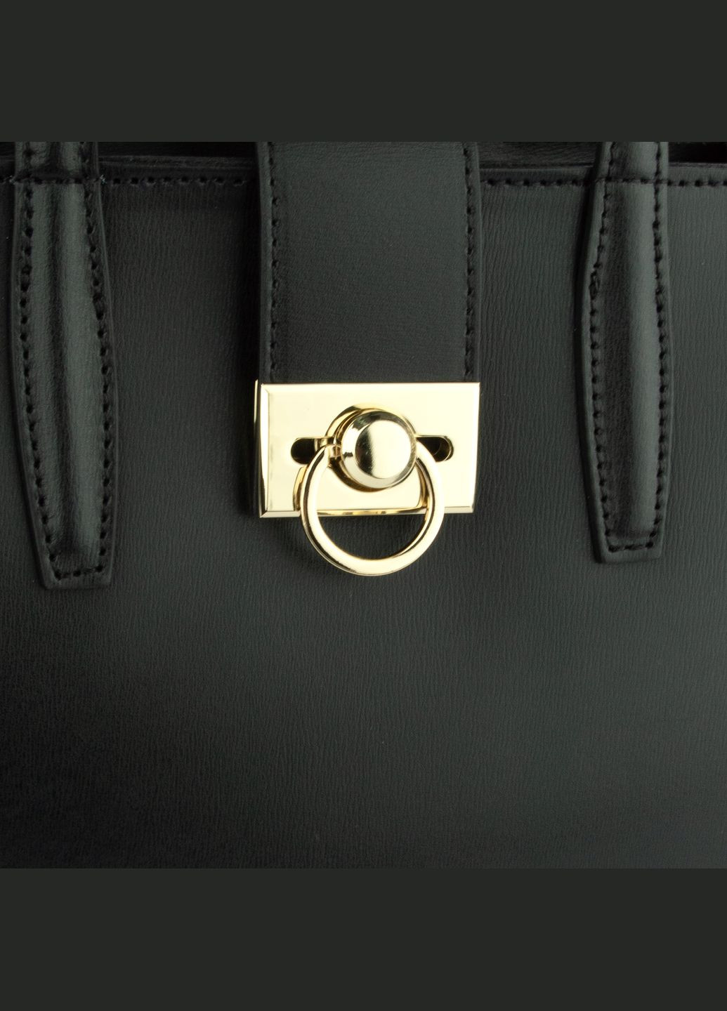 Сумка женская кожаная с 2 ручками 03486 черная Virginia Conti (323757914)