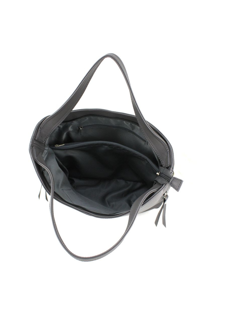 Вместительная женская сумка-хобо 510184 серая Voila (309161353)