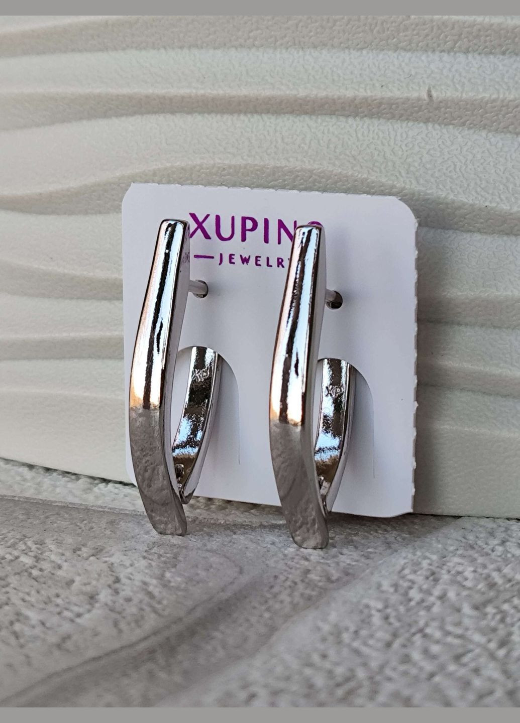 Классические сережки ксюпинг xuping родий медицинская сталь Xuping Jewelry (337503375)