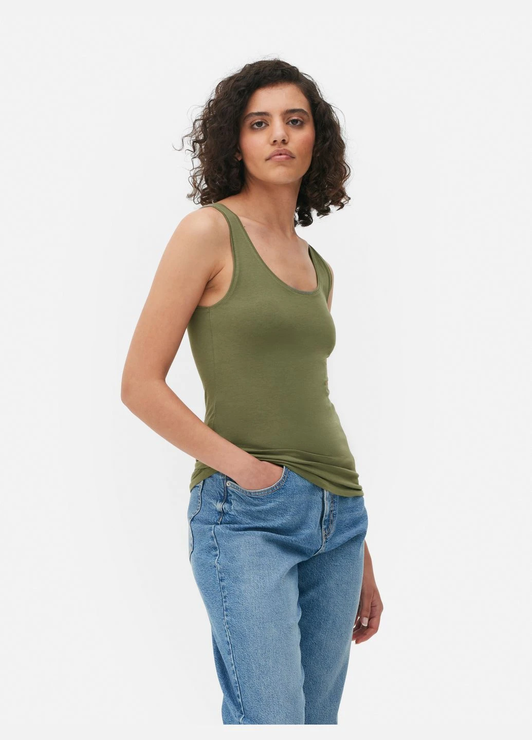 Майка,хаки, Primark — 346473385
