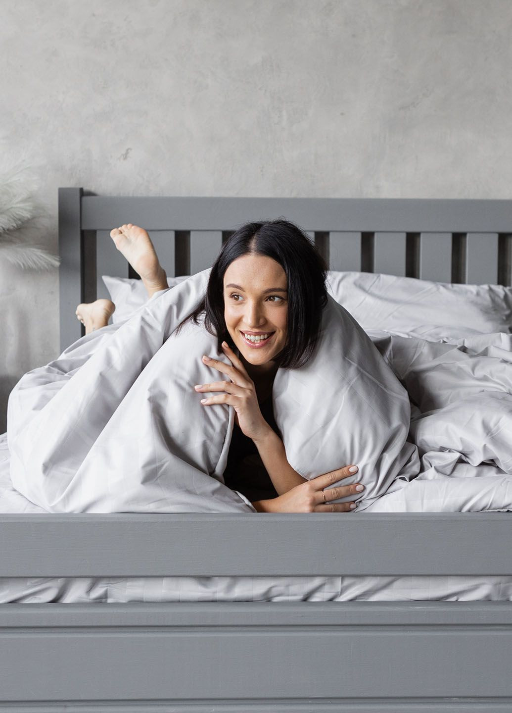 Комплект постельного белья на резинке Страйп (полуторный) Homedec - (352477652)