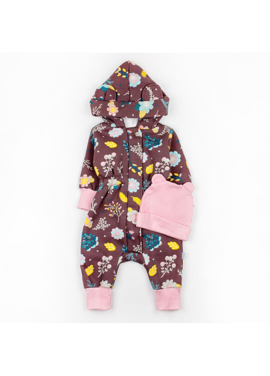 Теплый комбинезон для девочки Dexter`s с цветами coffee flower dexter's (368402578)