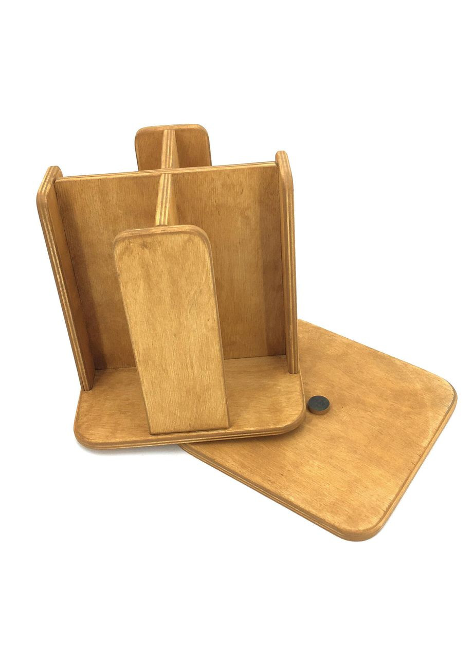 Органайзер одноразових стаканів з дерева Кліст 225 сієна (ЧАЙ-221005) No Brand (327860164)