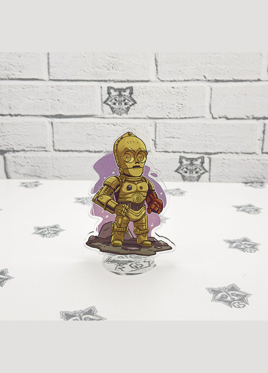 Акриловая коллекционная фигурка Чиби Chibi Звездные войны Star Wars - C-3po 10 см No Brand (339618829)