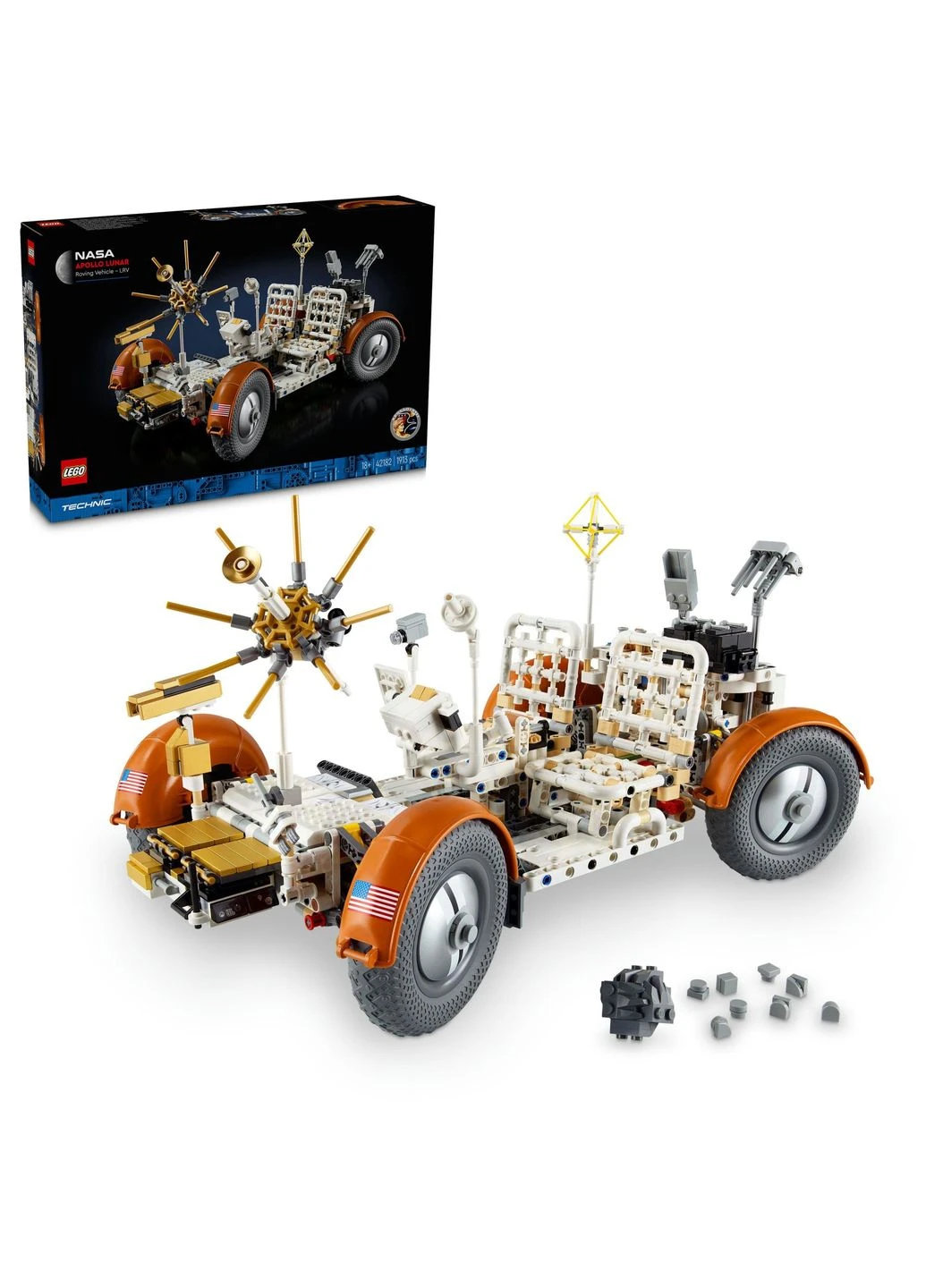 Конструктор Technic Місячний автомобіль NASA Apollo 1913 деталей (42182) Lego (339783968)