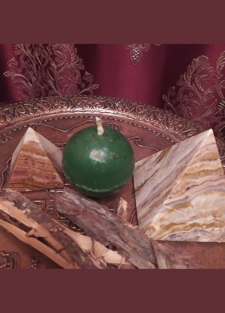 Свеча с травами "Денежная" No Brand (331738413)