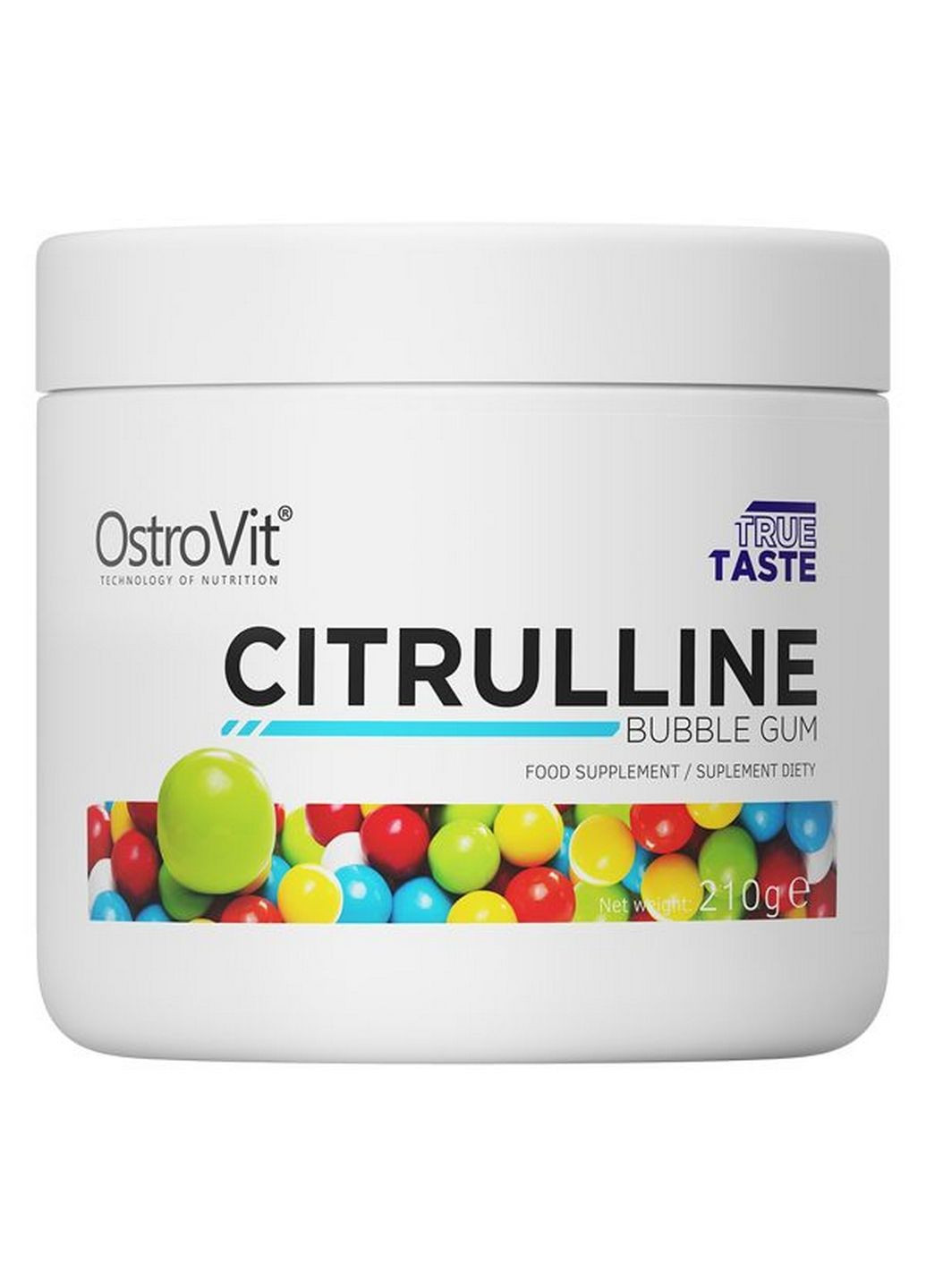 Амінокислота Citrulline, 210 грам Жувальна гумка Ostrovit (293342282)