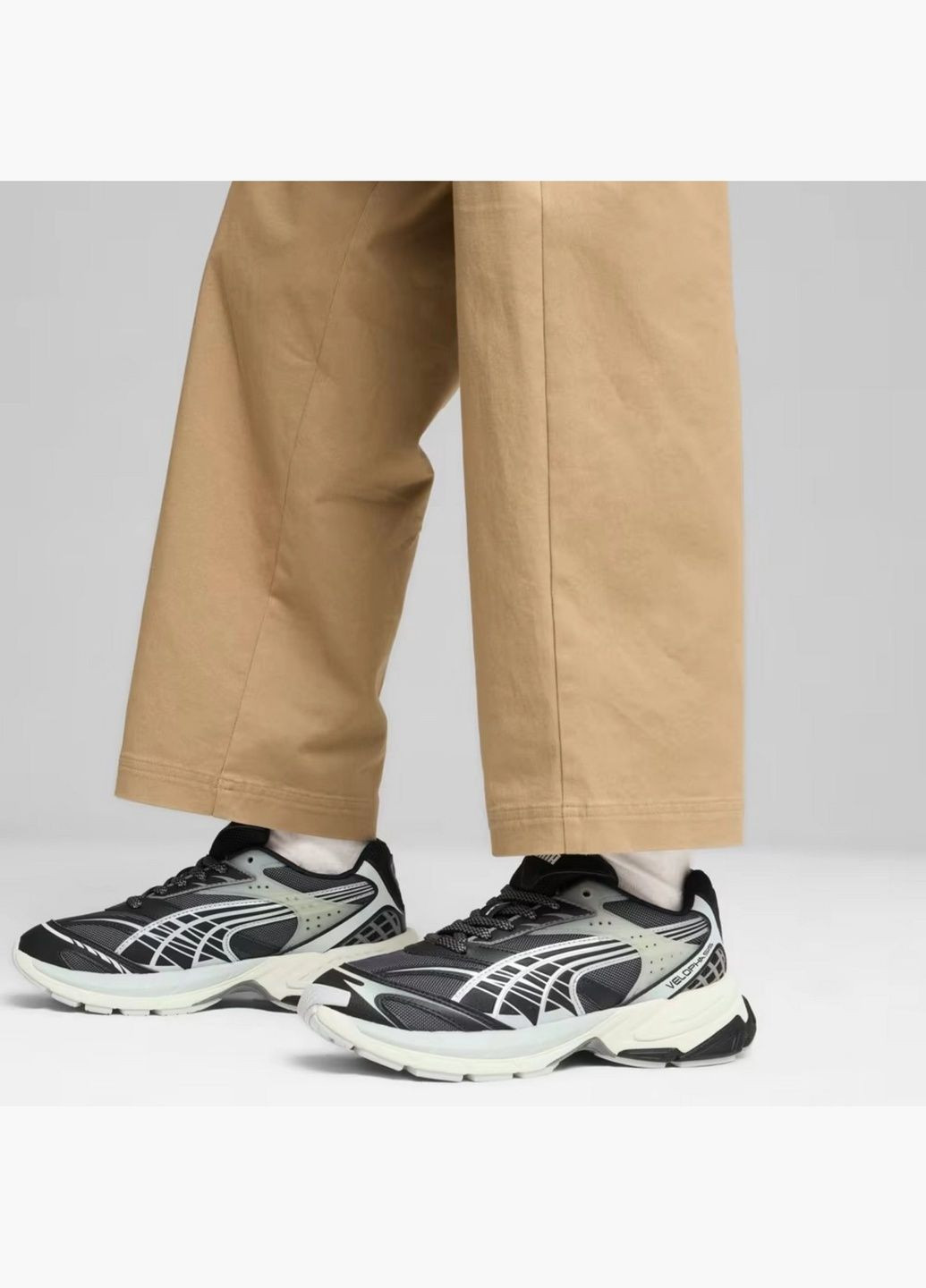 Серые мужские кроссовки velophasis born in the 2000s sneakers grey 398219-05 Puma