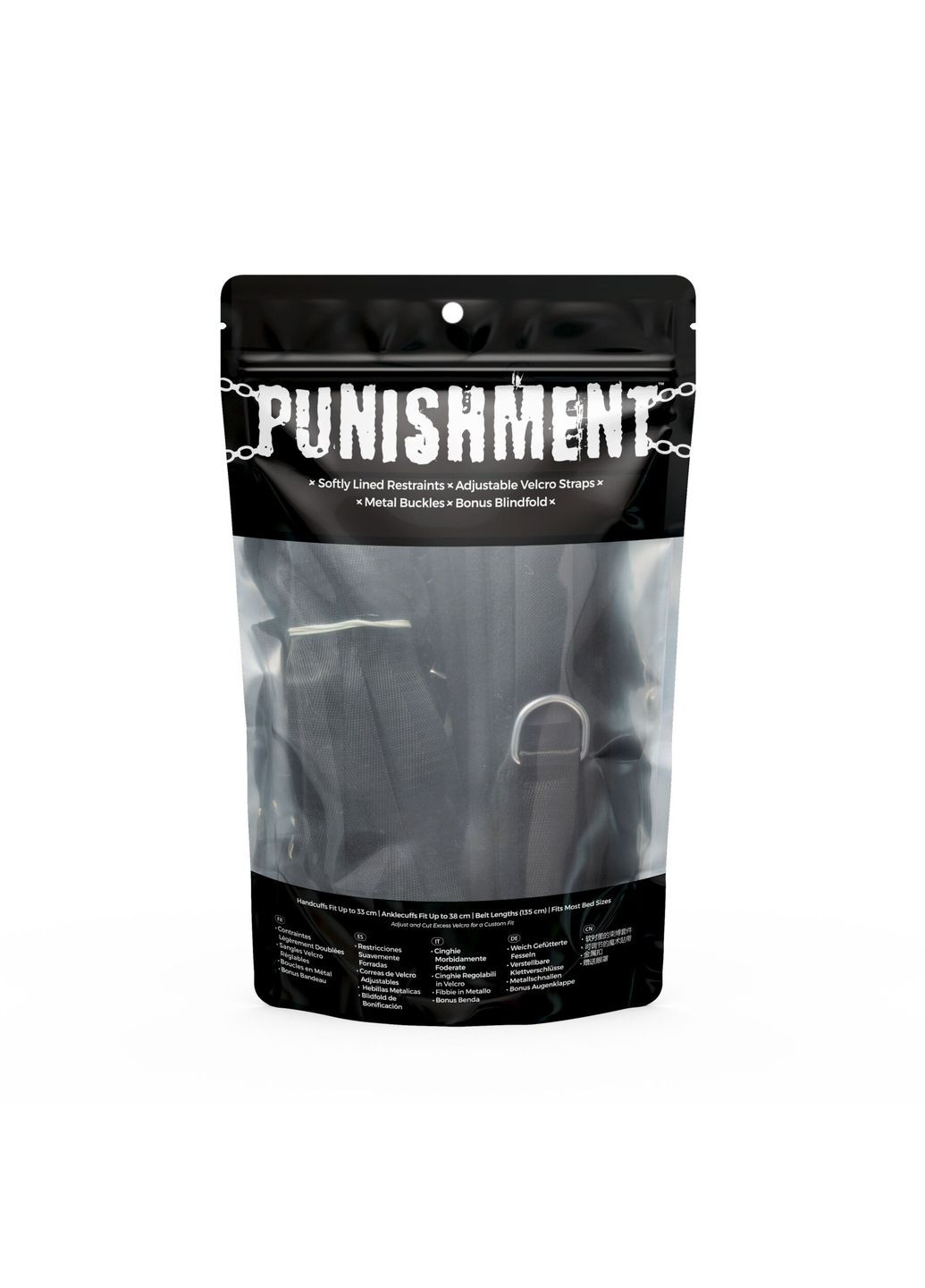 Розтяжка на ліжко - 5-Piece Bed Restraint Kit - Black Punishment (369950699)