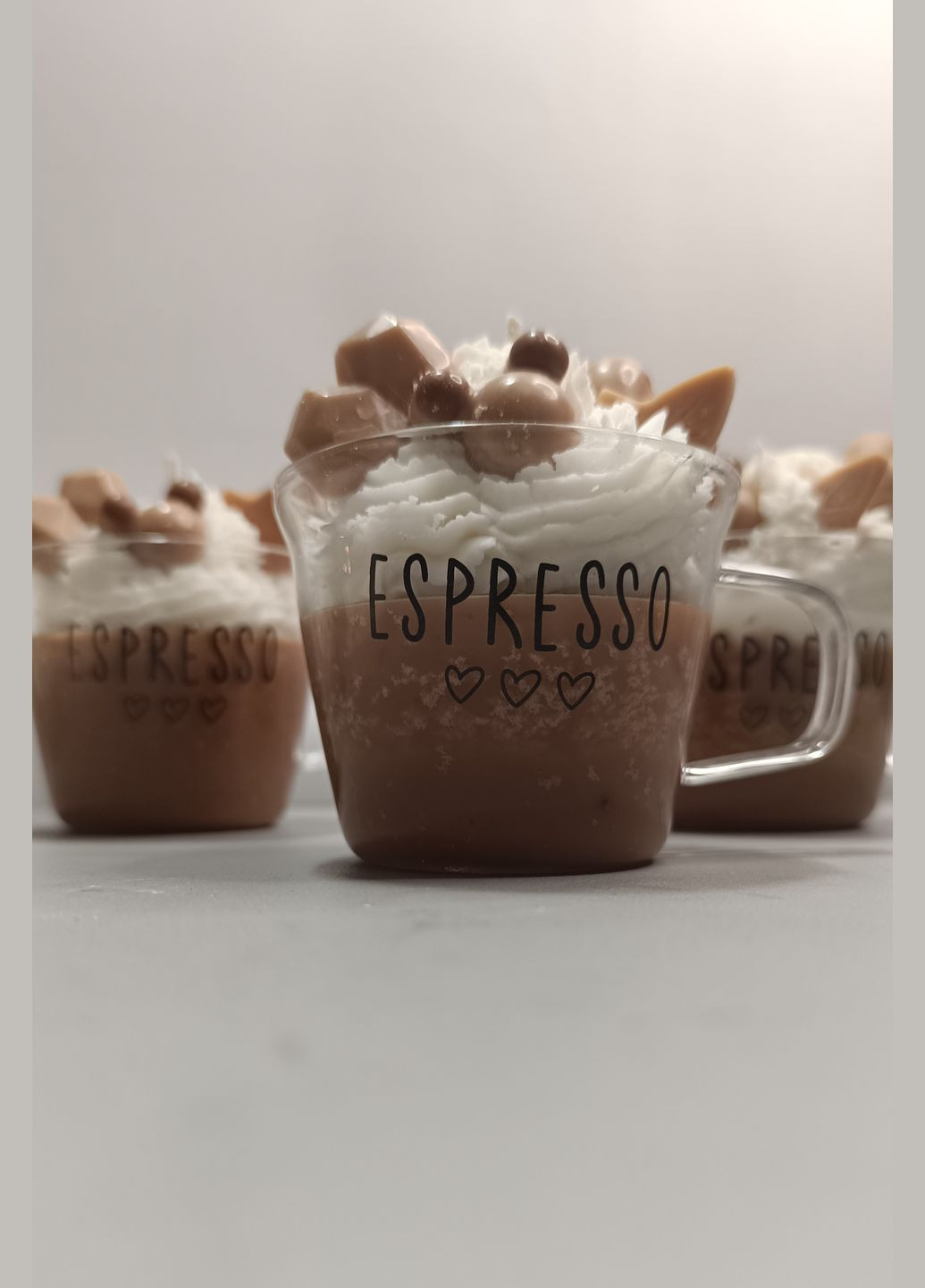 Свечка с соевого воска Капучино со взибитыми сливками с ароматом Кофе Hand Made (323141410)