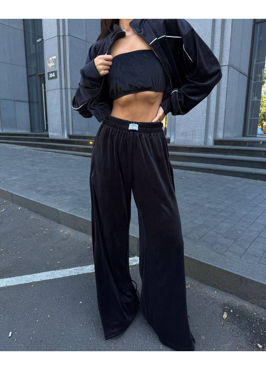 Велюровий костюм трійка оверсайз Osoblyva (358200289)