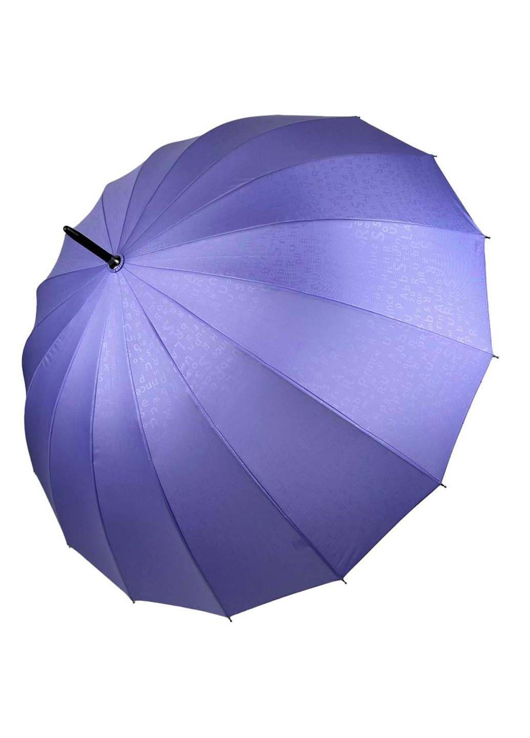 Женский зонт-трость на 16 спиц с принтом Toprain (289977520)