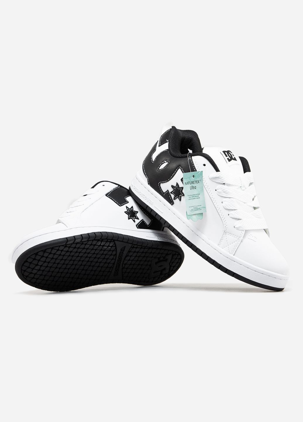Кроссовки женские и мужские DC Shoes Court Graffik white | ДС Шуз белые No Brand белые всесезоны (315006166)