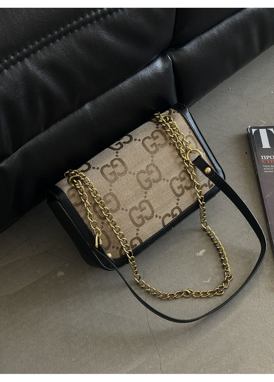 Сумка женская Marmont с большим лого кросс боди через плечо No Brand (369934886)