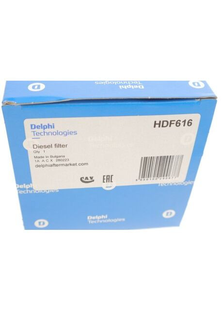 Фильтр топливный AUDI / PORSCHE / VOLKSWAGEN Q7 3.0L TDI & 4.2L TDI, CAYENNE 3.0L TDI, TOUAREG 3.0L TDI HDF616 Delphi (366192020)