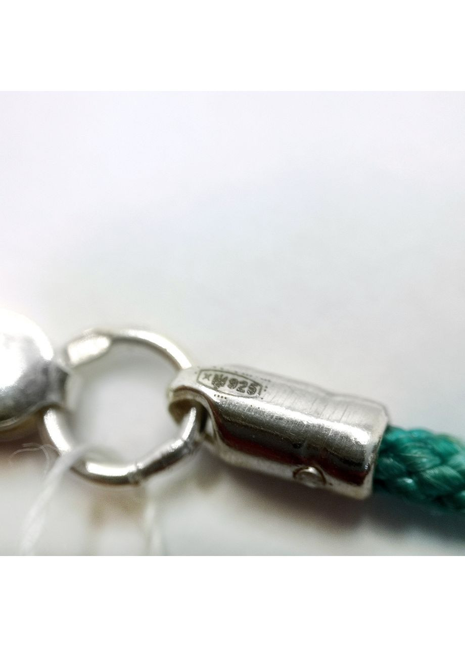 Шнур з милану 40 розмір срібло 925° 0,98г. блакитний дитячий (6010/2,0) Elis-s (358234123)