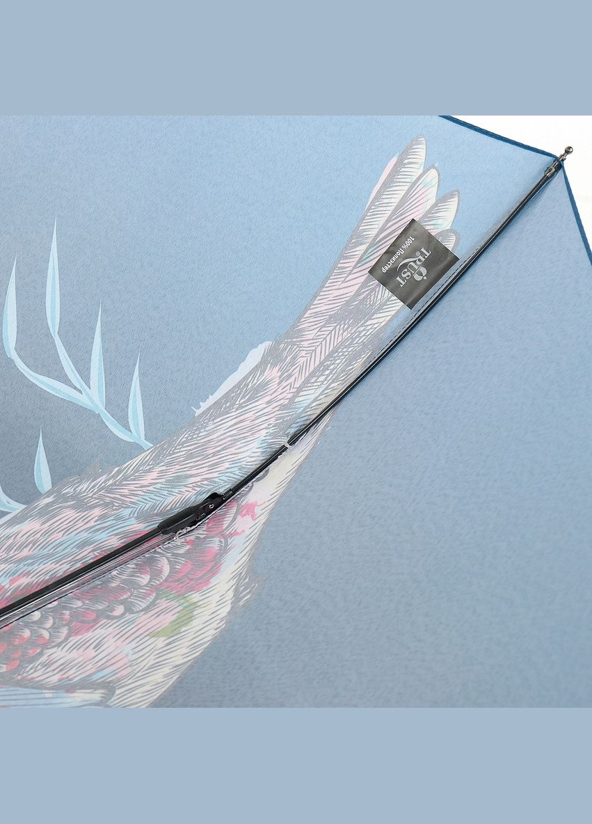 Комбинированный атласный женский зонтик колибри полный автомат Trust средний система антиветер (306736730)